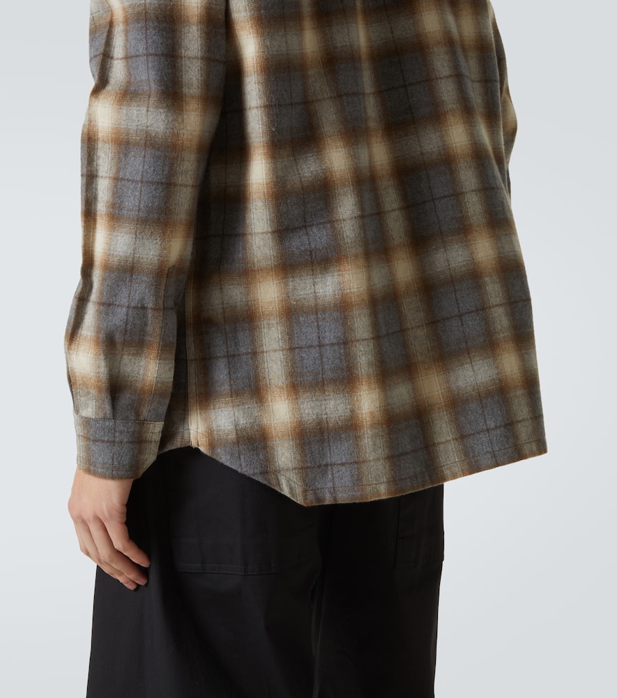Plaid cotton shirt
