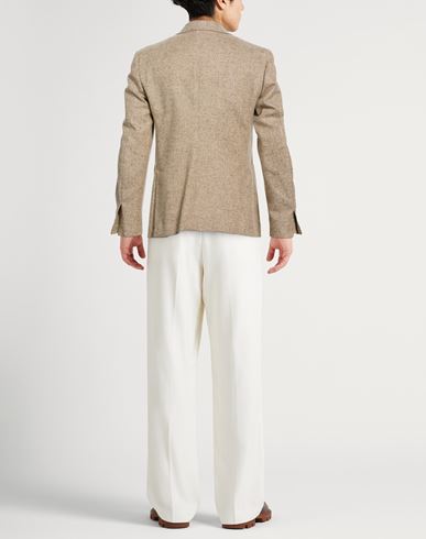 Man Blazer Sand Size 40 Wool