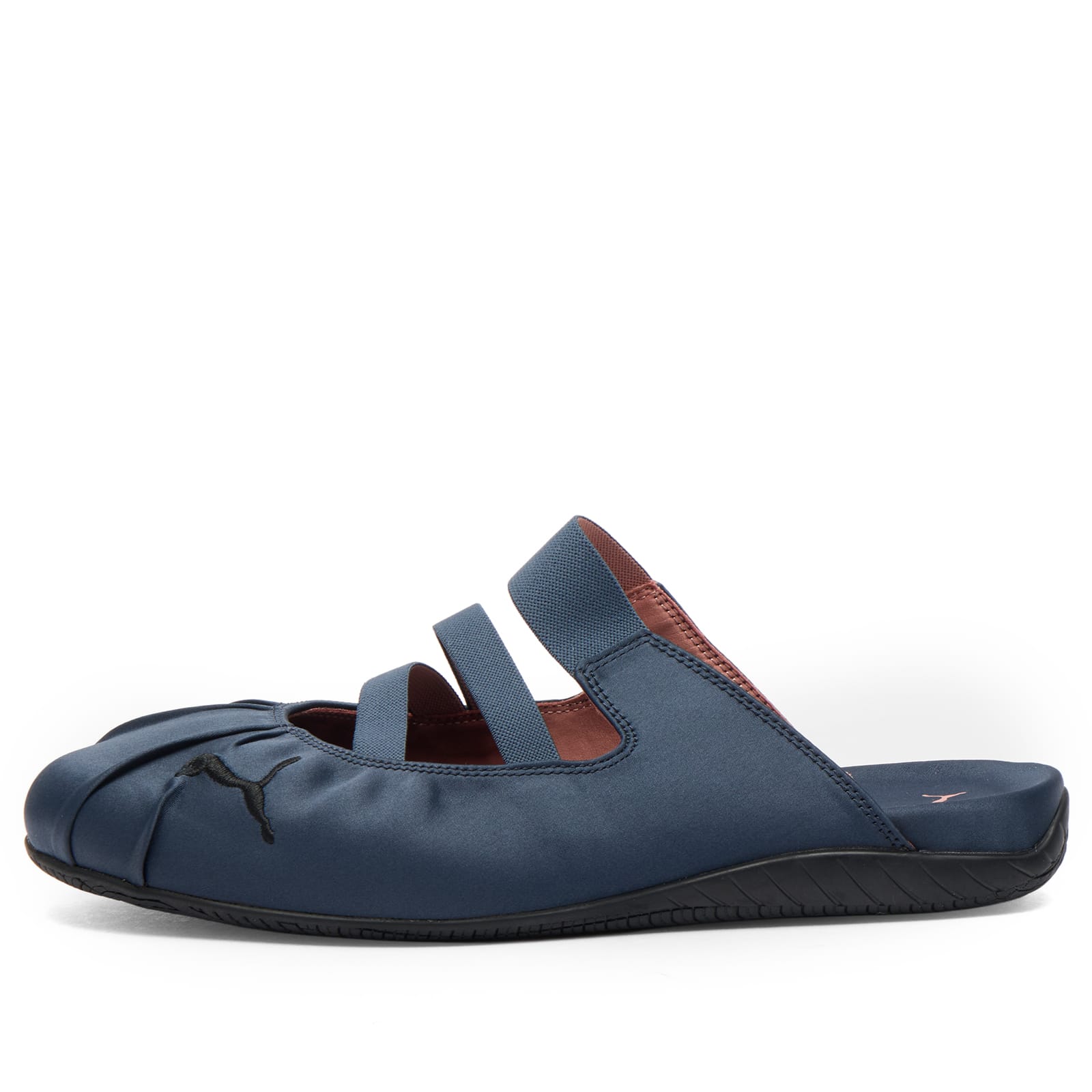 Women's Speedcat Satin Mule Sneaker Blue Gray/Black