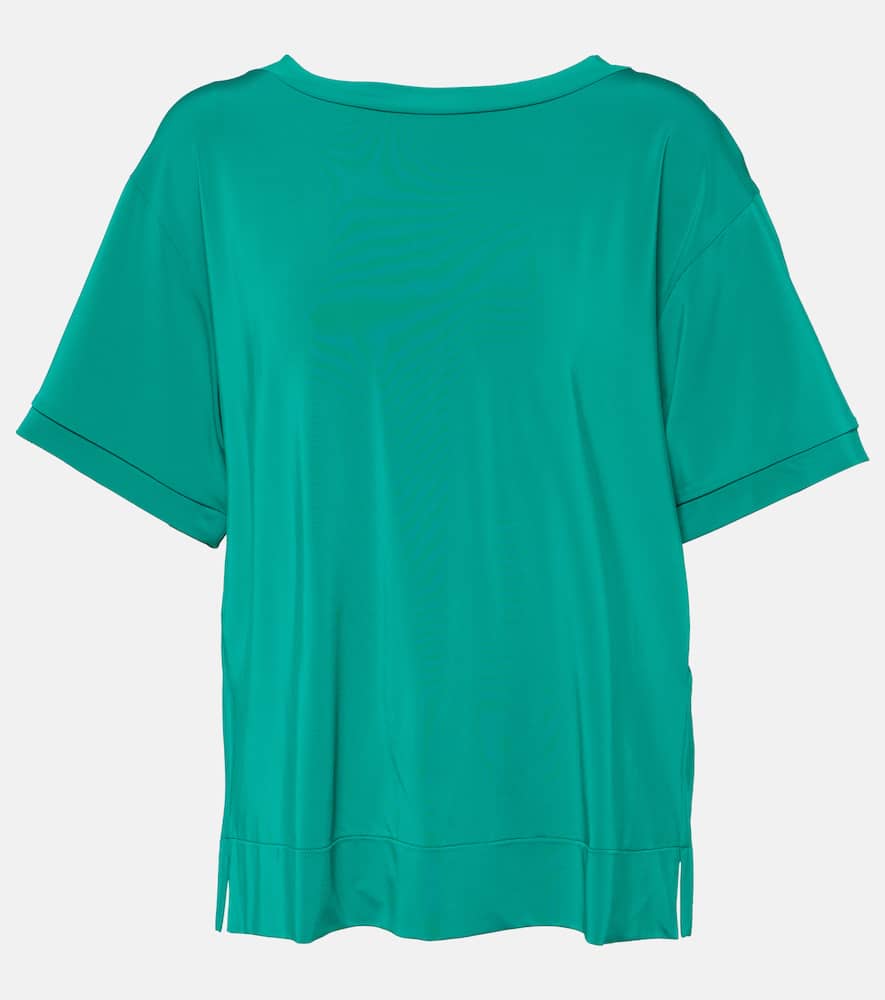 Max Mara Ring jersey crêpe wide-leg pants