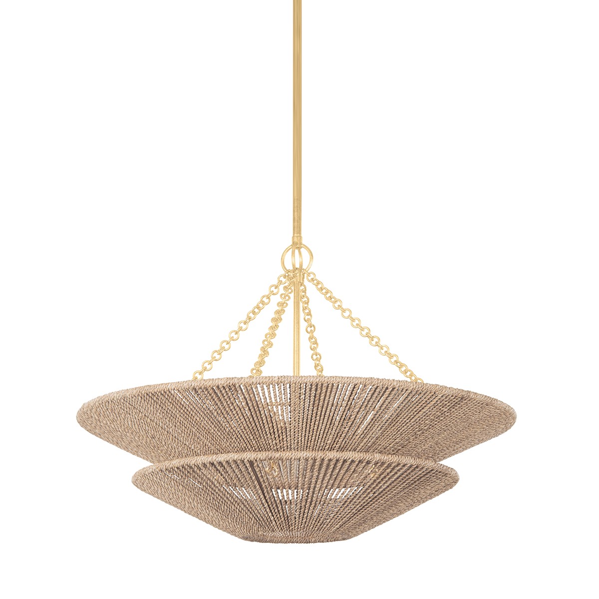 Gold Leaf Pendant from the Tropea Collection