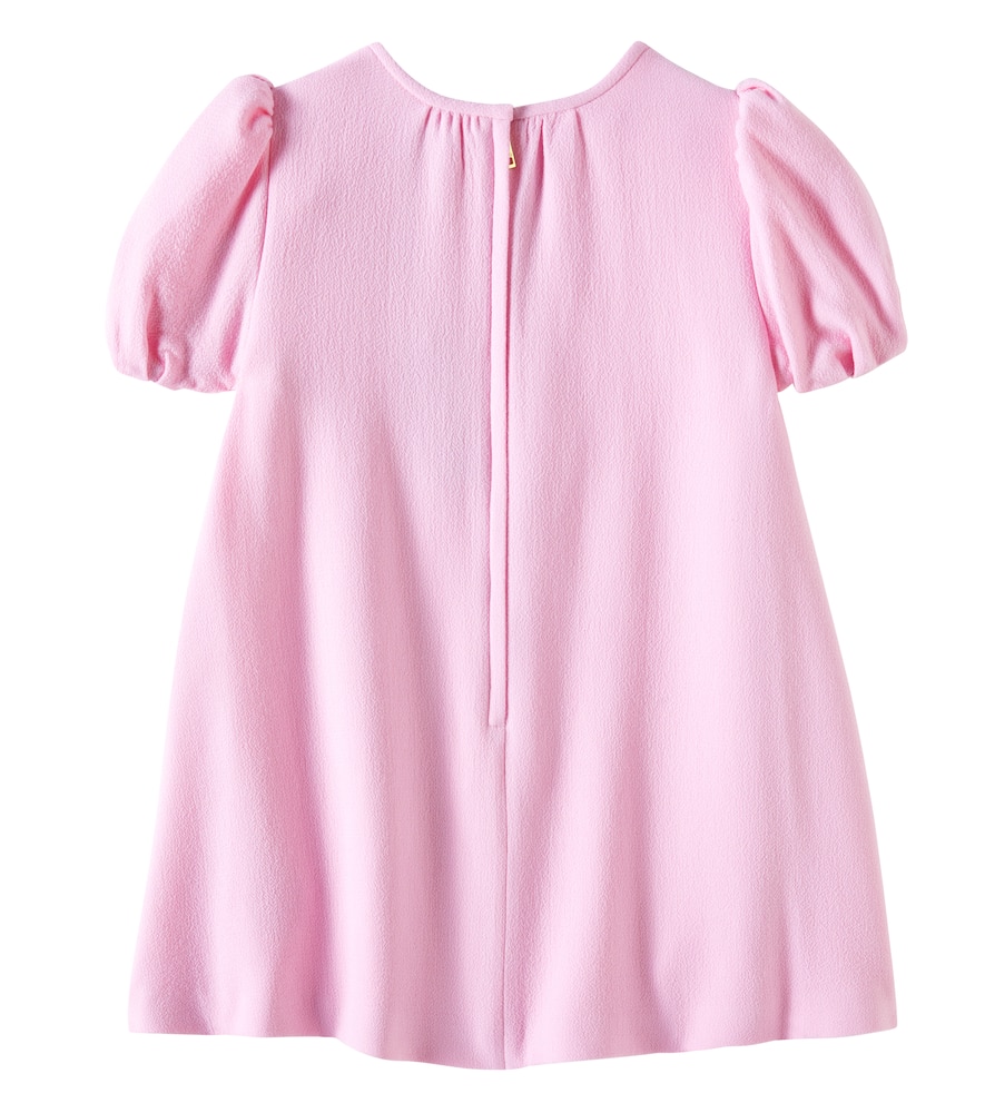 Dolce & Gabbana Kids Gathered wool dress