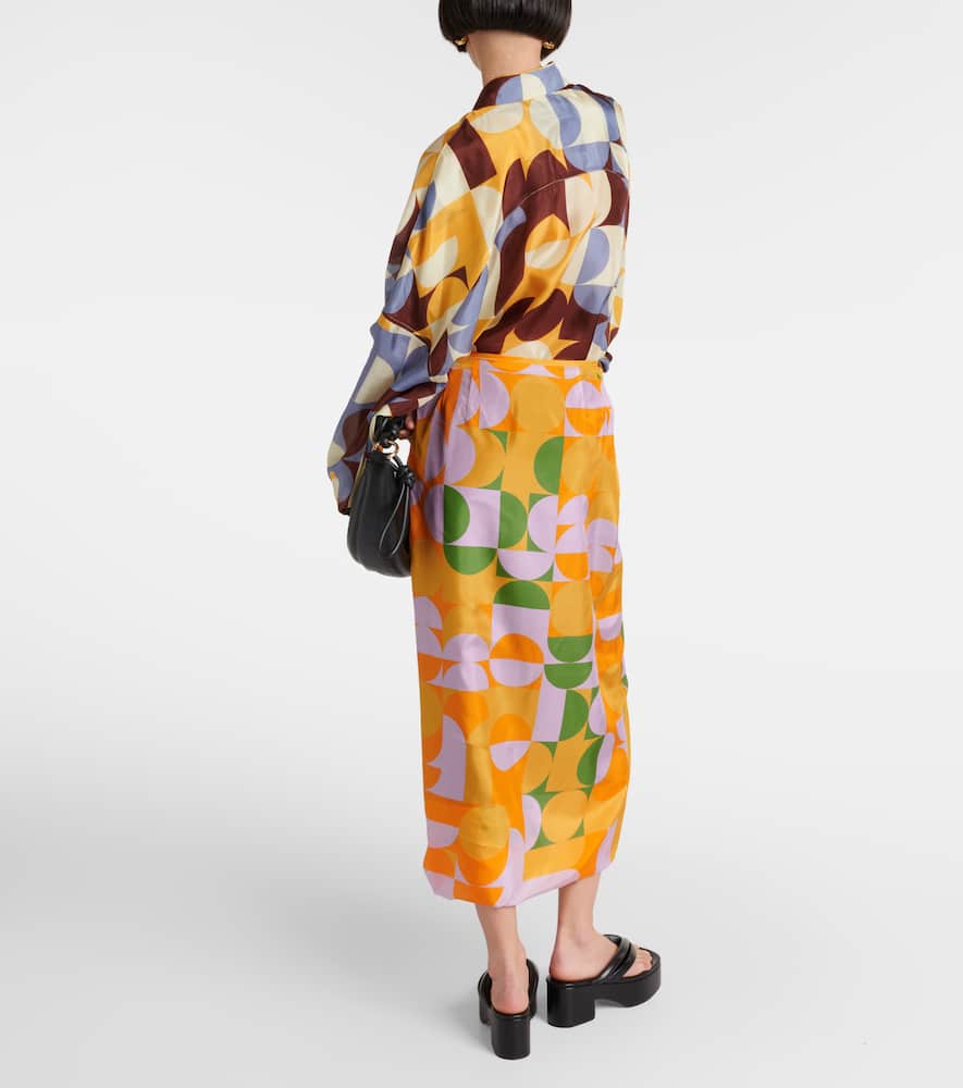 Dries Van Noten Draped gown