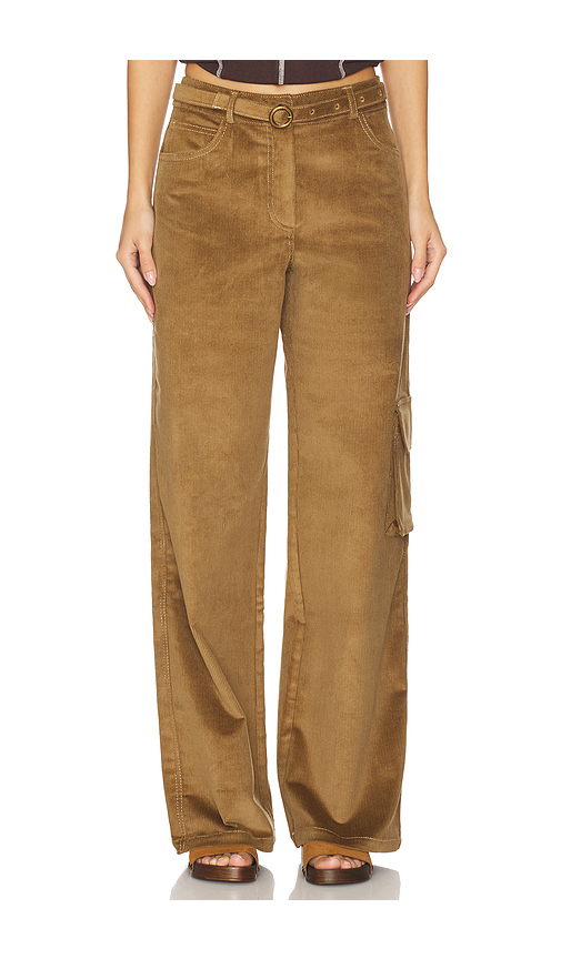 SIEDRES Violette Pant in Brown. 40. Also