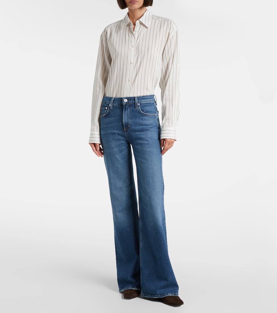 Kimberly 70s mid-rise flared jeans