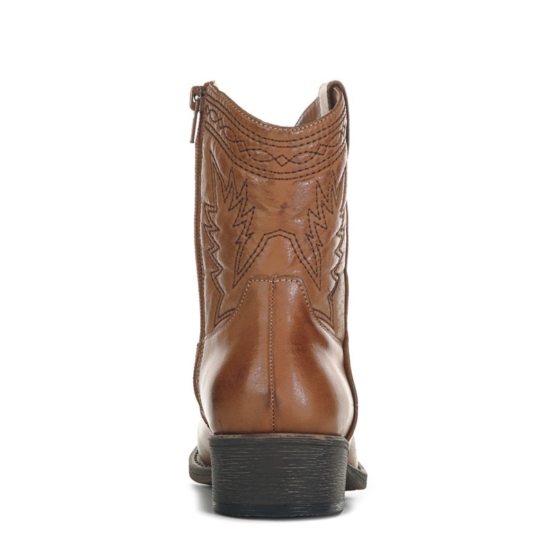 Women's Pistol Cowboy Boots (Cognac)