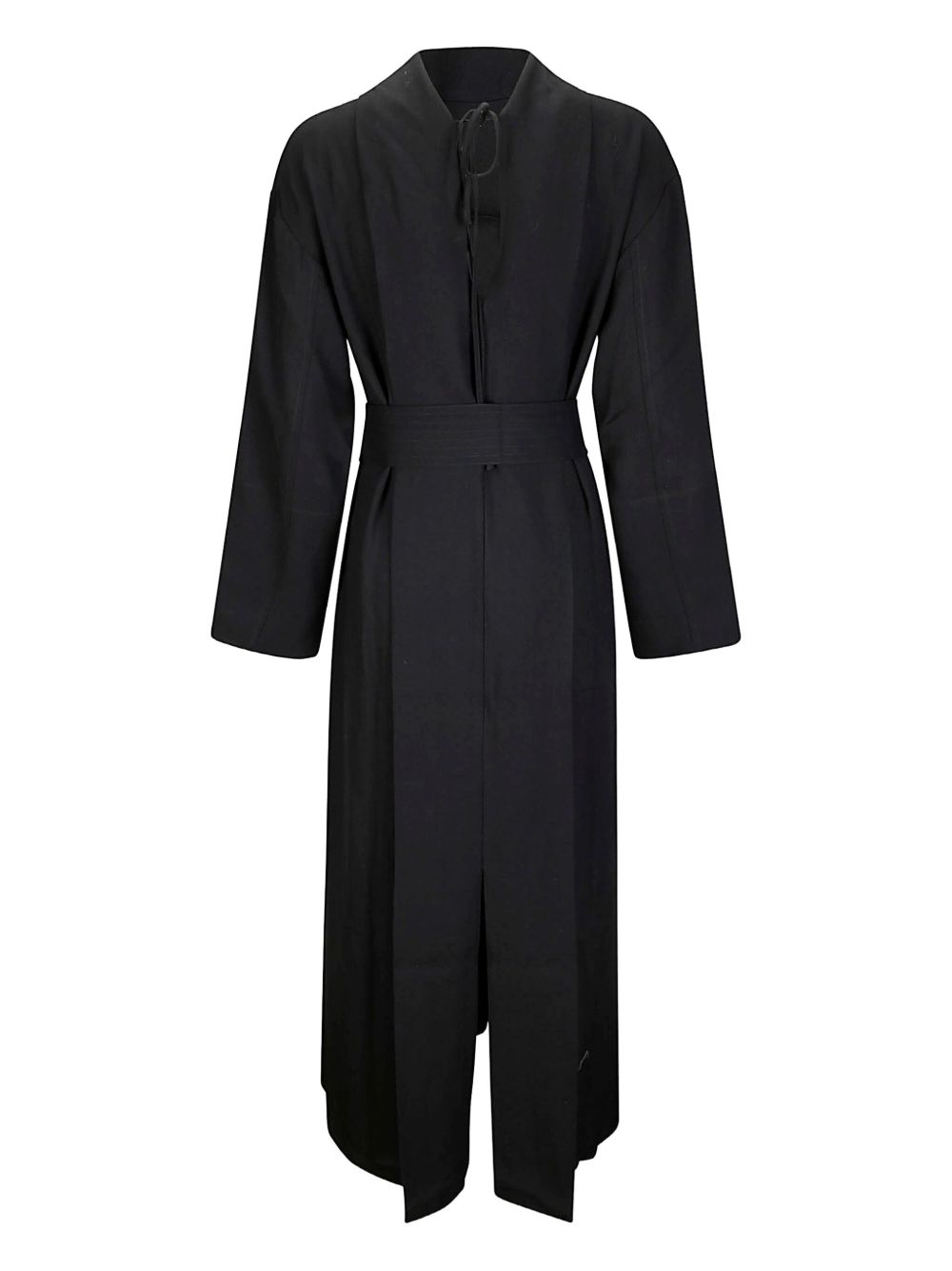 Studio Nicholson belted midi dress - Black