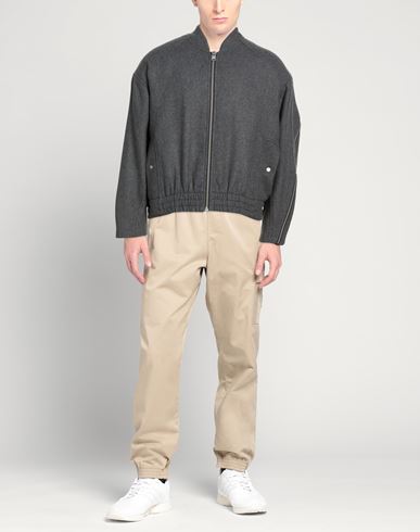 Man Jacket Grey Size L Polyester, Wool, Acrylic, Polyamide