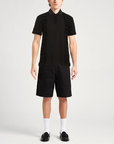 Man Polo shirt Black Size S Cotton