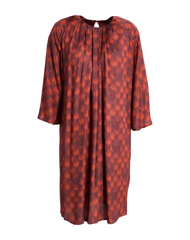 Woman Mini dress Rust Size 10 Viscose