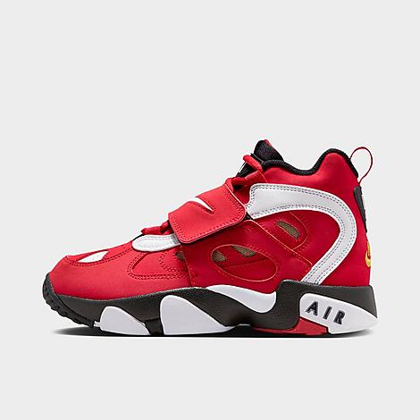 Big Kids Diamond Turf 2 Casual Shoes in Fire Red/White/Black
