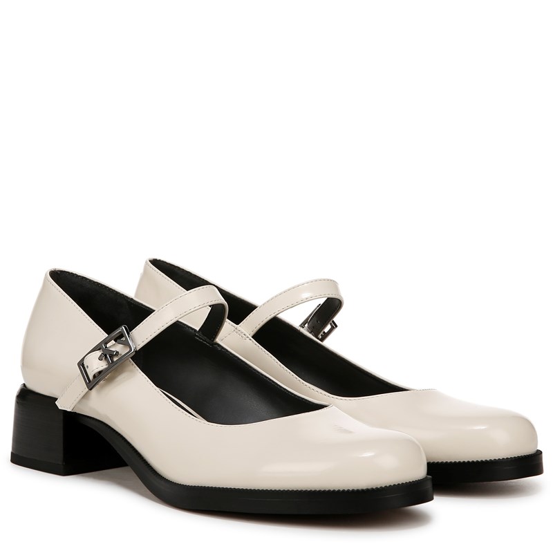 Sarto Pesara Mary Jane Shoes (Vanilla White Leather)