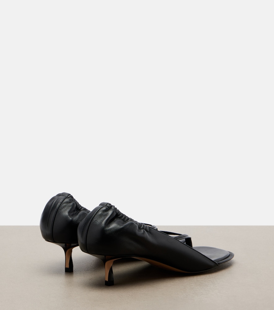 Leather thong sandals