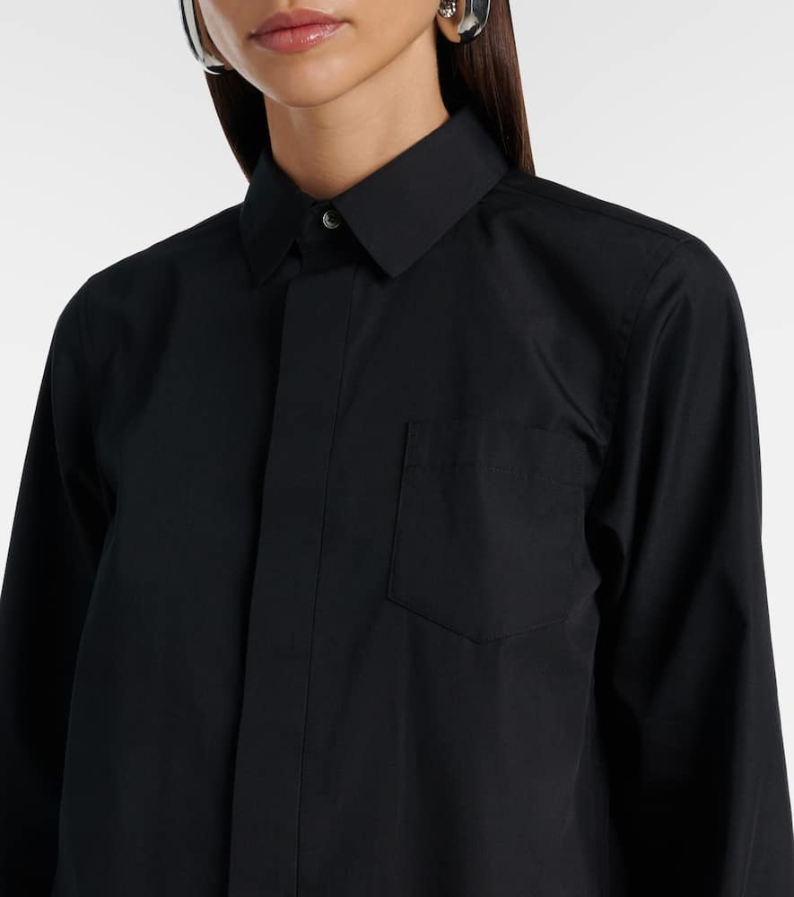 Poplin shirt dress