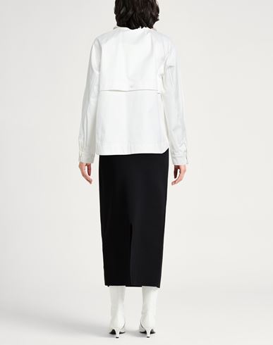 Woman Jacket Ivory Size 6 Cotton