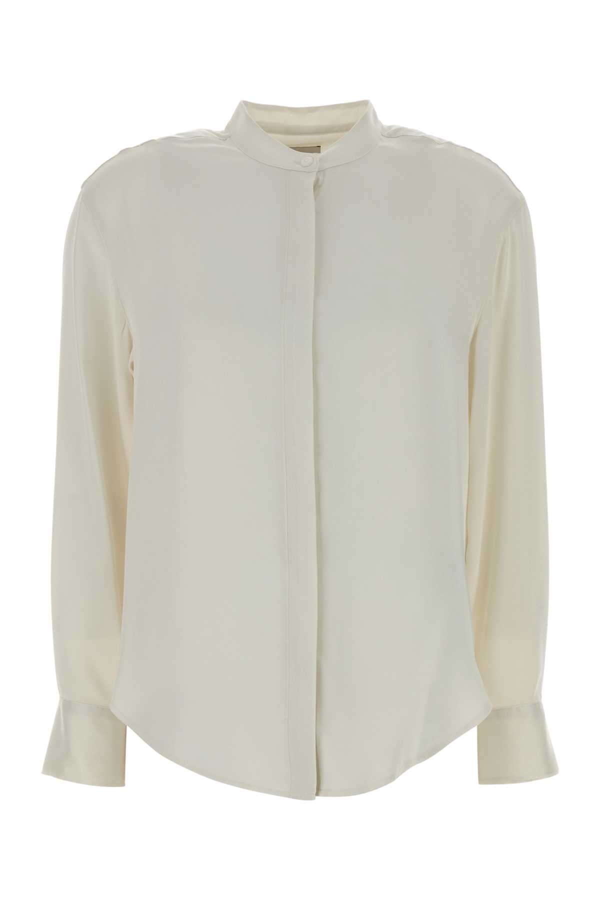 Satin Shirt — Beige
