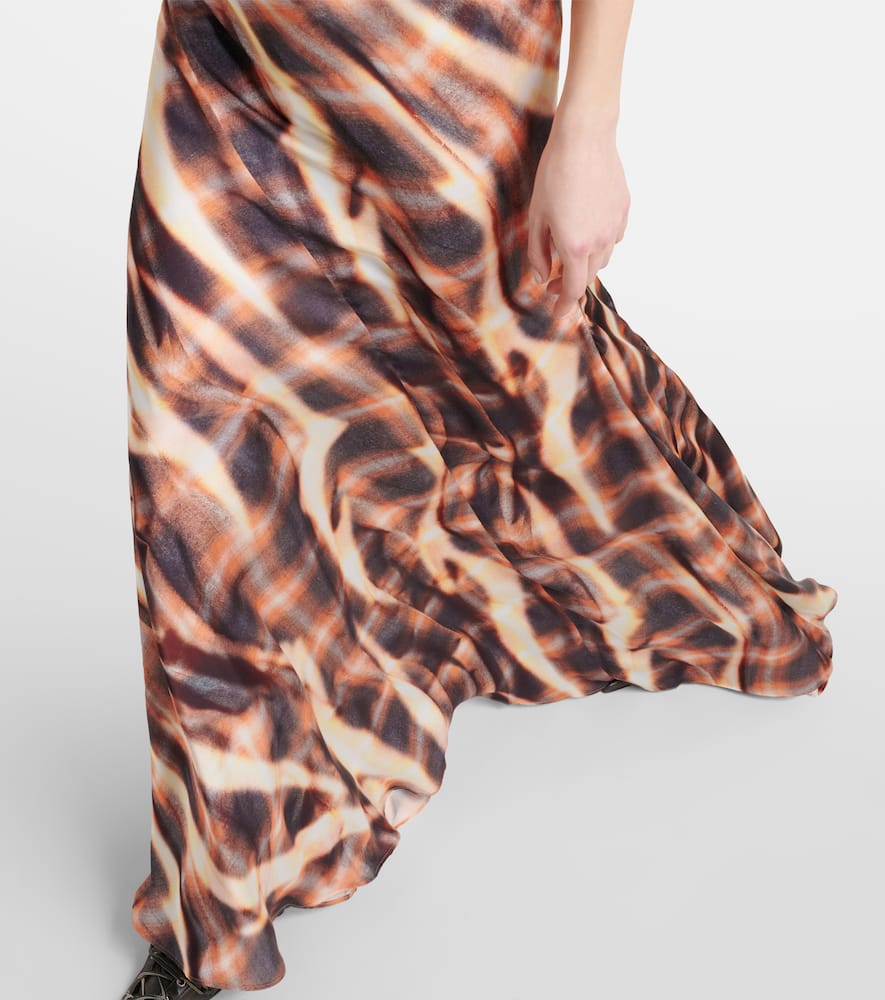 Printed gown
