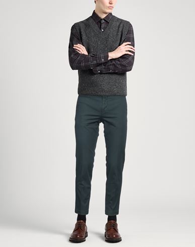 Pt Torino Man Pants Deep teal Size 36 Cotton, Elastane