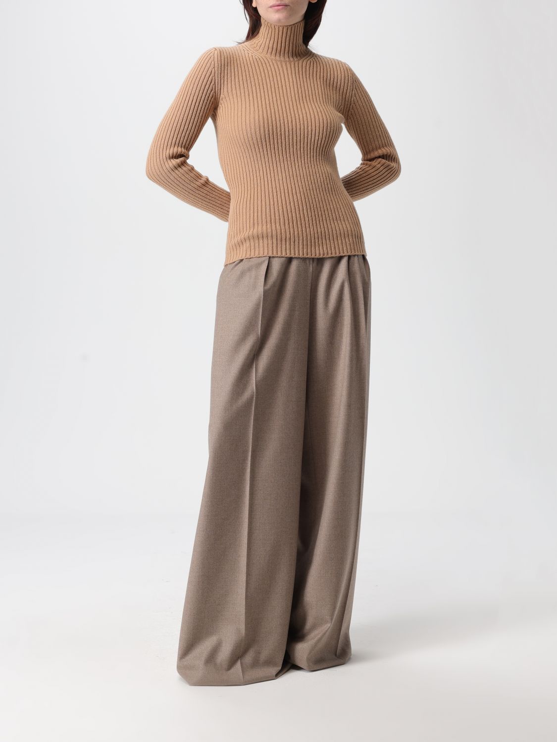 Sweater Woman color Camel