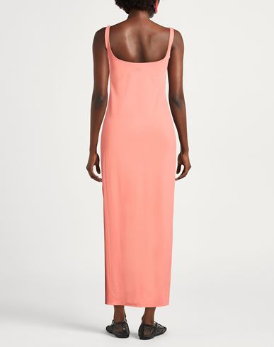 Woman Maxi dress Apricot Size M Polyamide, Elastane