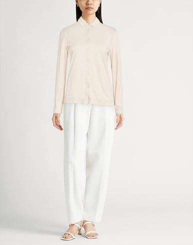 Woman Shirt Light grey Size 1 Lyocell, Organic cotton