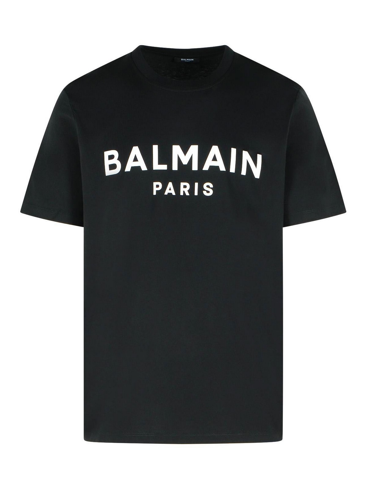 Balmain - crew neck nylon silk short sleeve top