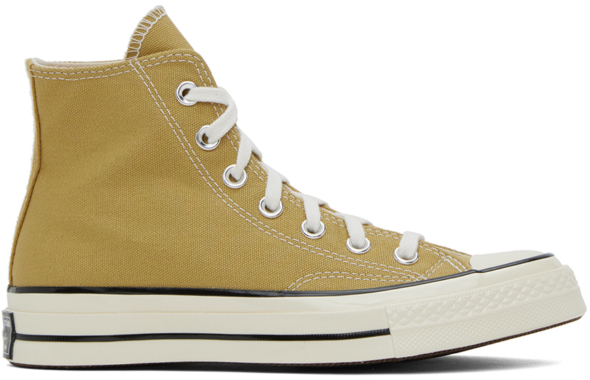 Tan Chuck 70 High Top Sneakers