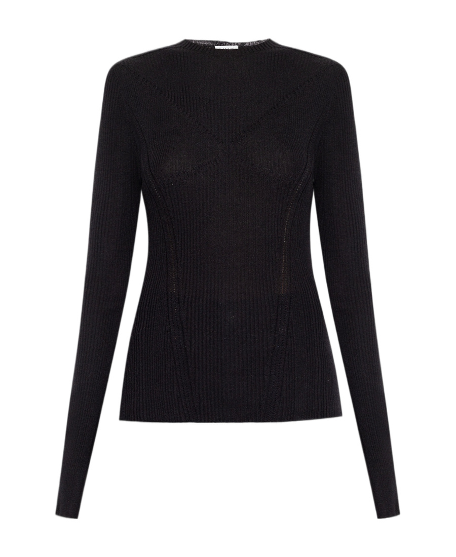 Ribbed Crewneck Sweater