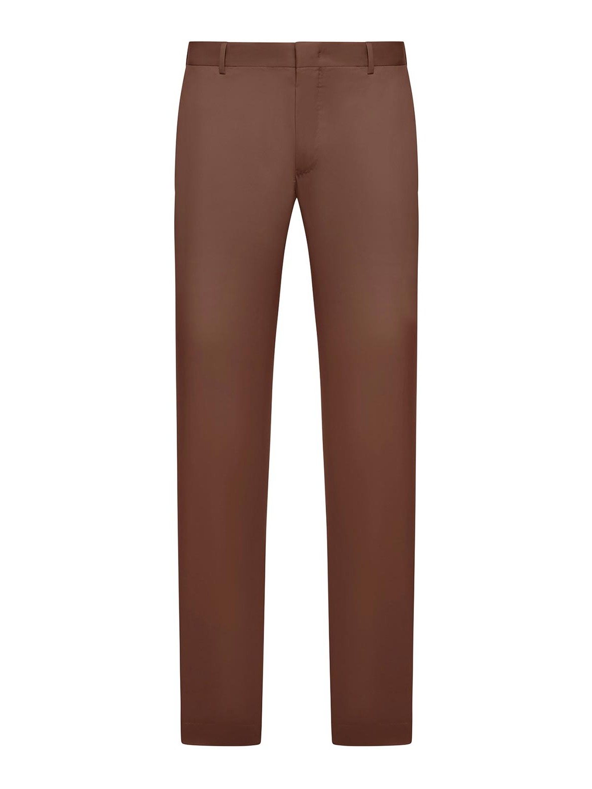 Tailored Cotton Blend Trousers