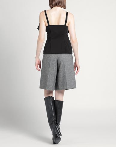 Woman Top Black Size 10 Cotton, Polyamide, Elastane