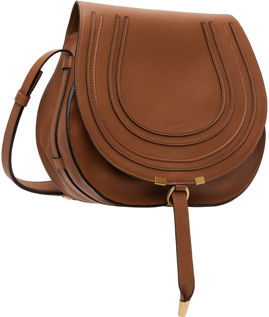 Tan Medium Marcie Shoulder Bag