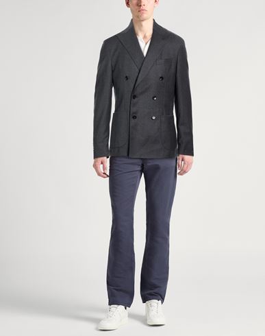 Man Blazer Charcoal Size 42 Virgin Wool, Elastane