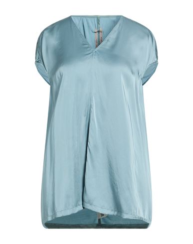 Woman Top Turquoise Size 4 Acetate, Viscose