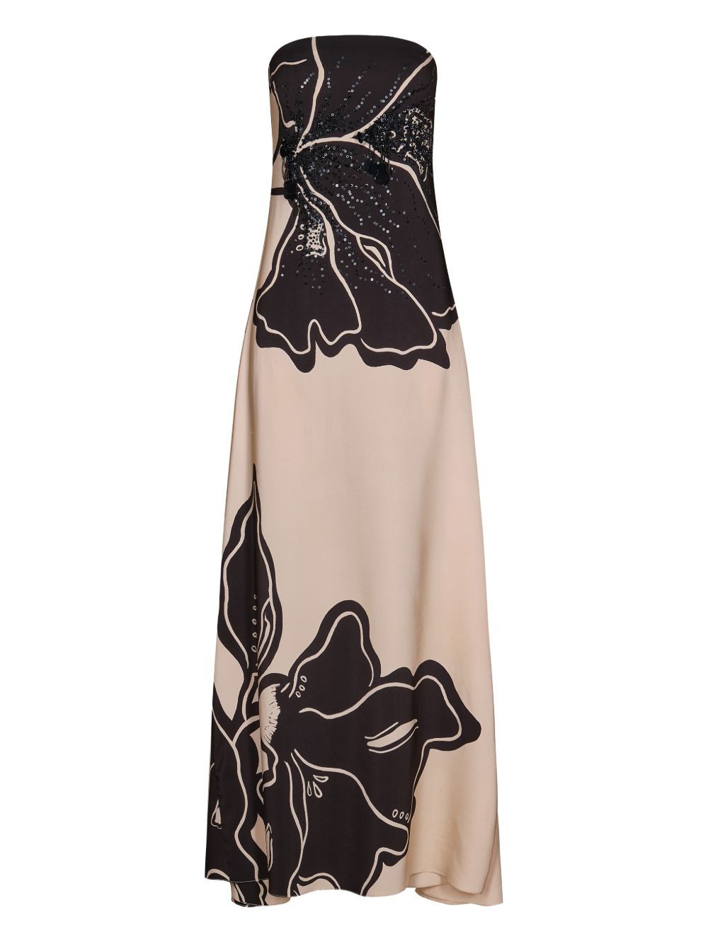 Johanna Ortiz Simbologia Floral dress - Neutrals