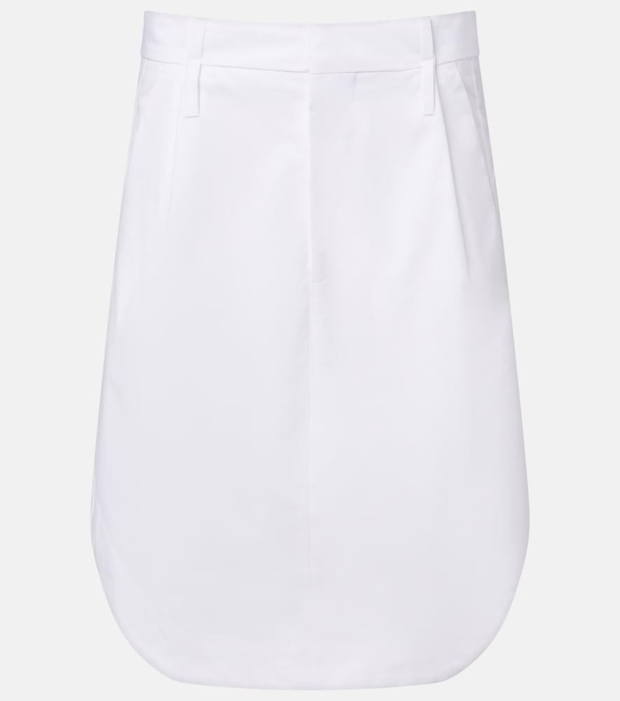 Cotton cargo skirt