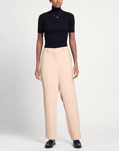 Woman Pants Beige Size 10 Polyester