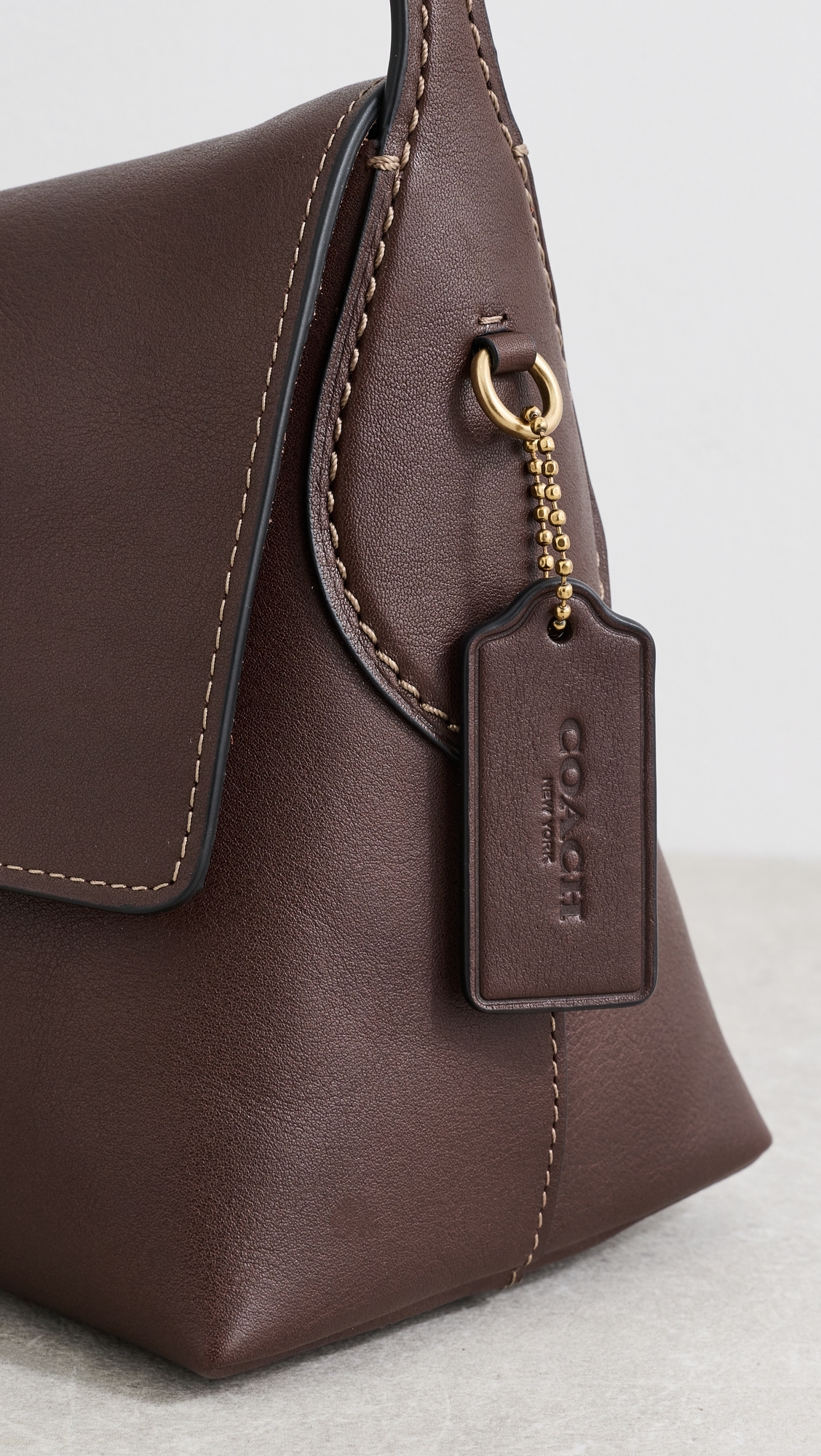 Natural Grain Leather Chelsea Shoulder Bag B4/Maple One Size