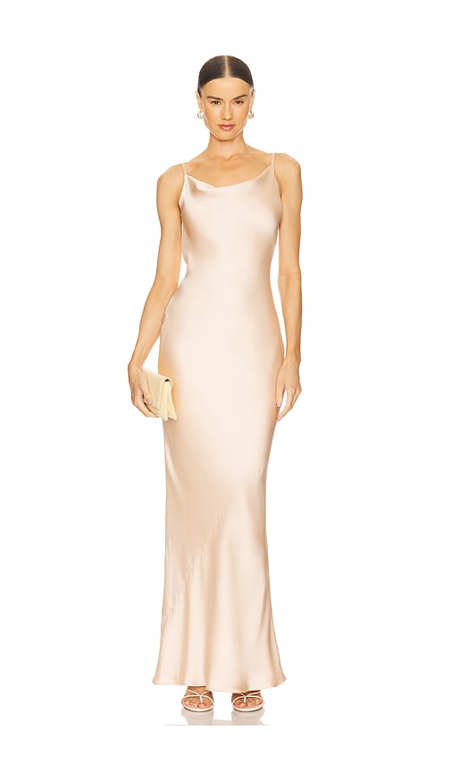 Norma Kamali Maria Slip Gown in Blush. -  XL also in L
