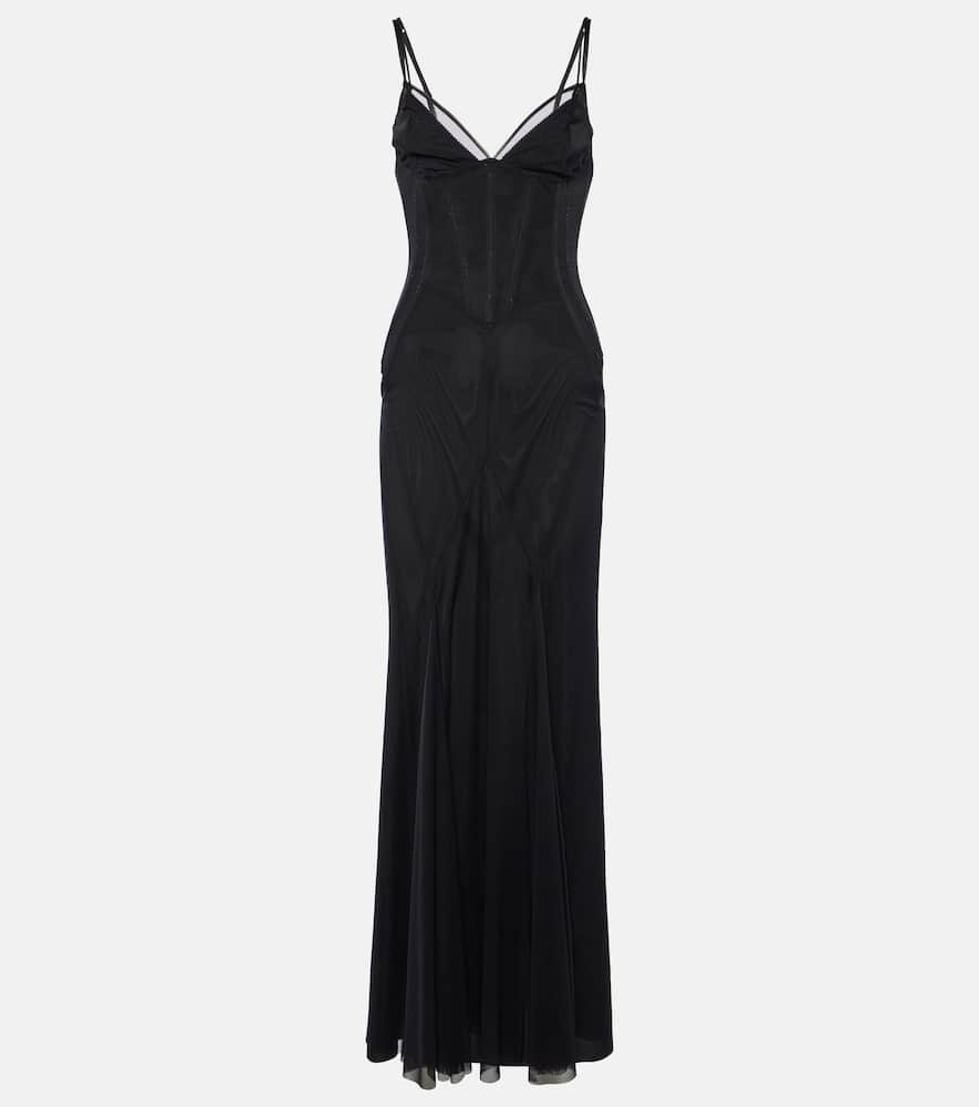 Satin corset dress