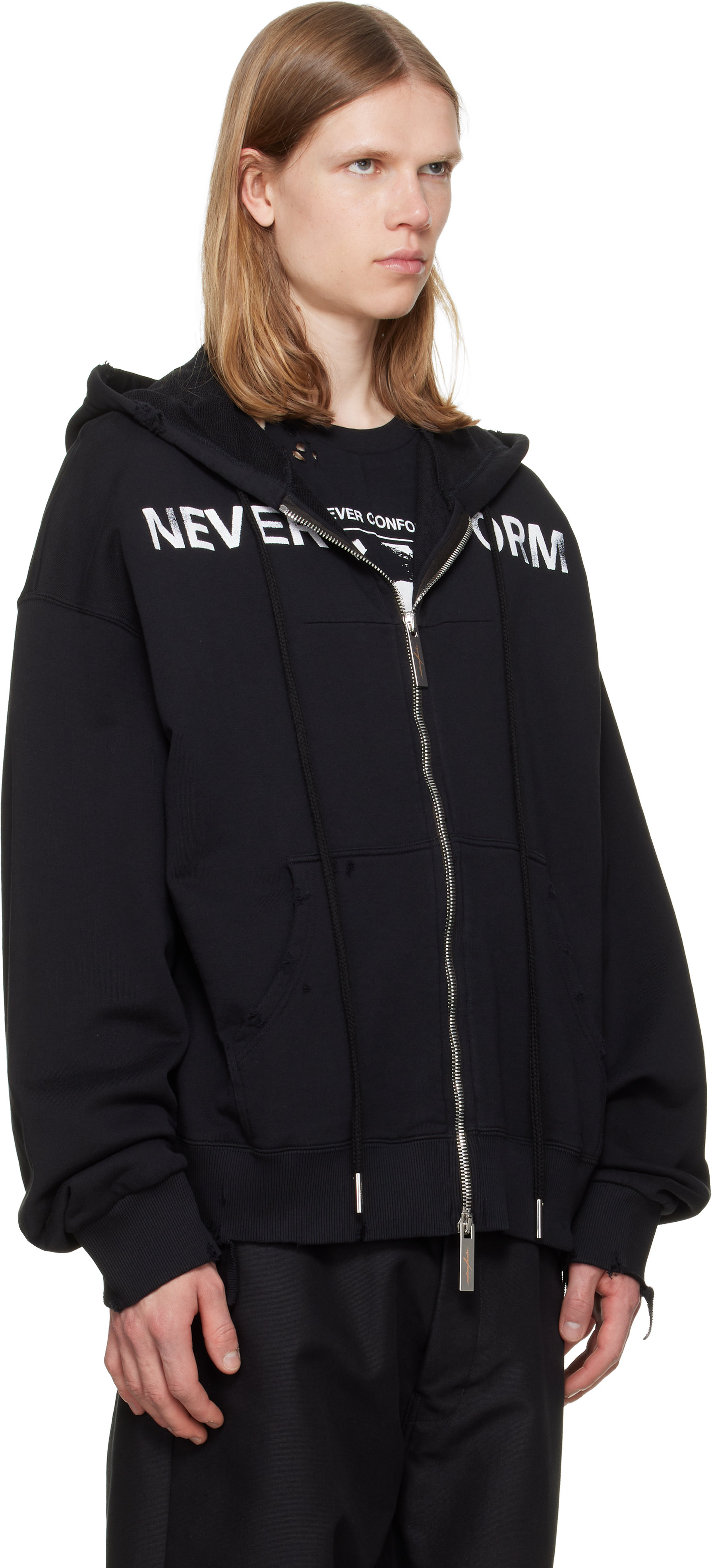 Black 'Never Conform' Hoodie