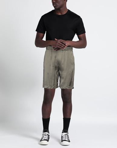 C.9.3 Man Shorts & Bermuda Shorts Military green Size 30 Viscose