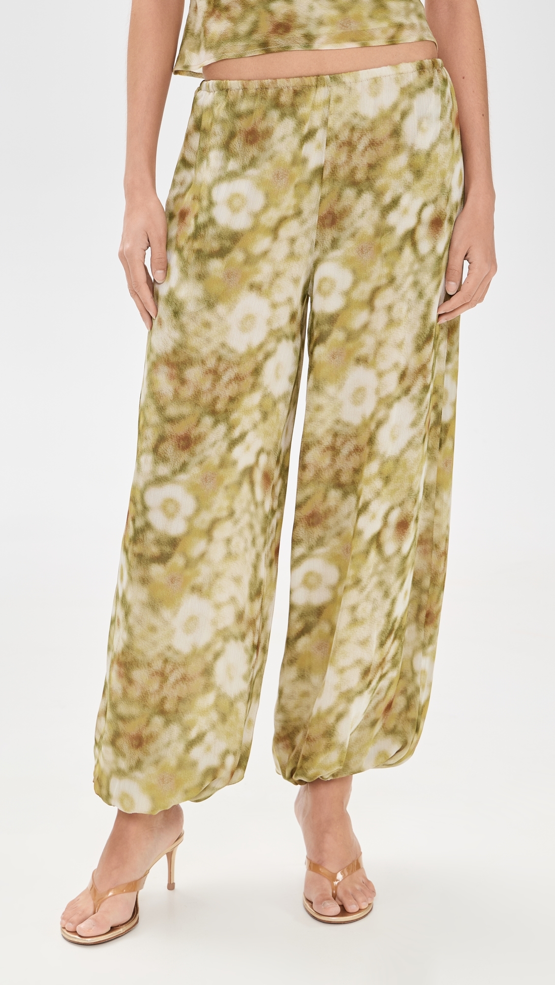 Frida Jeanie Pants Citrus Bloom