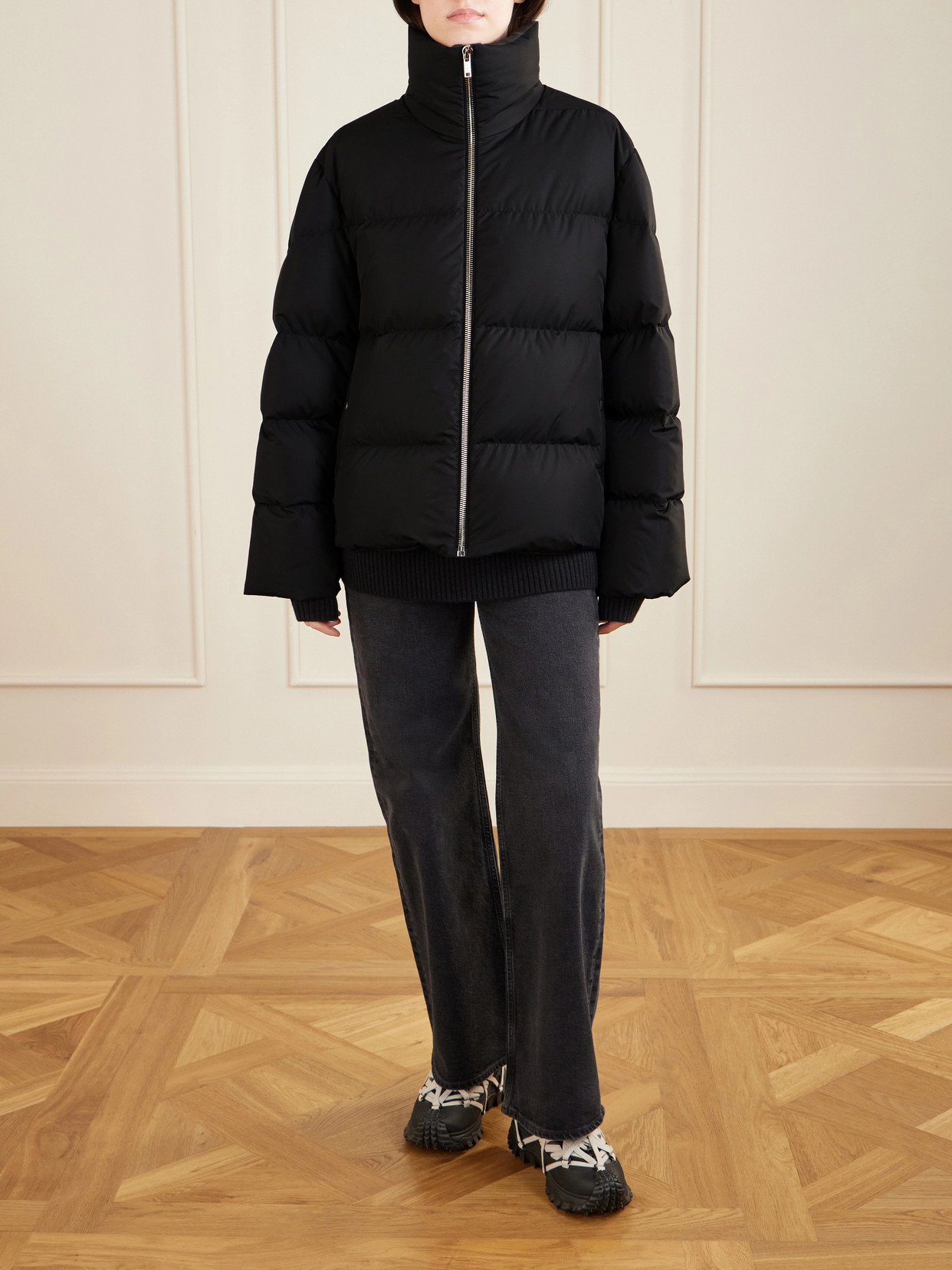 + Moncler Cyclopic Quilted Shell Down Jacket - Black