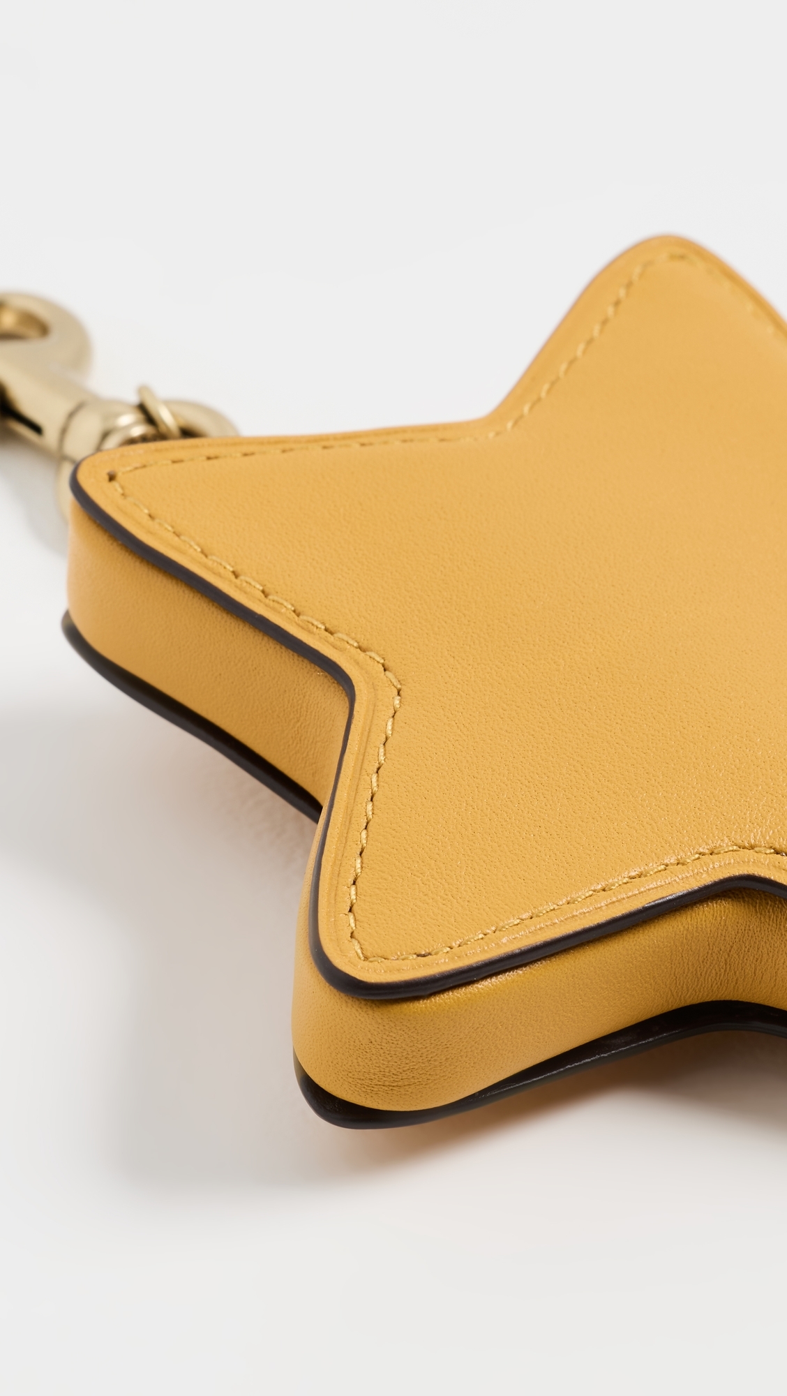 Glovetanned Leather Star Coin Purse B4/Yellow One Size