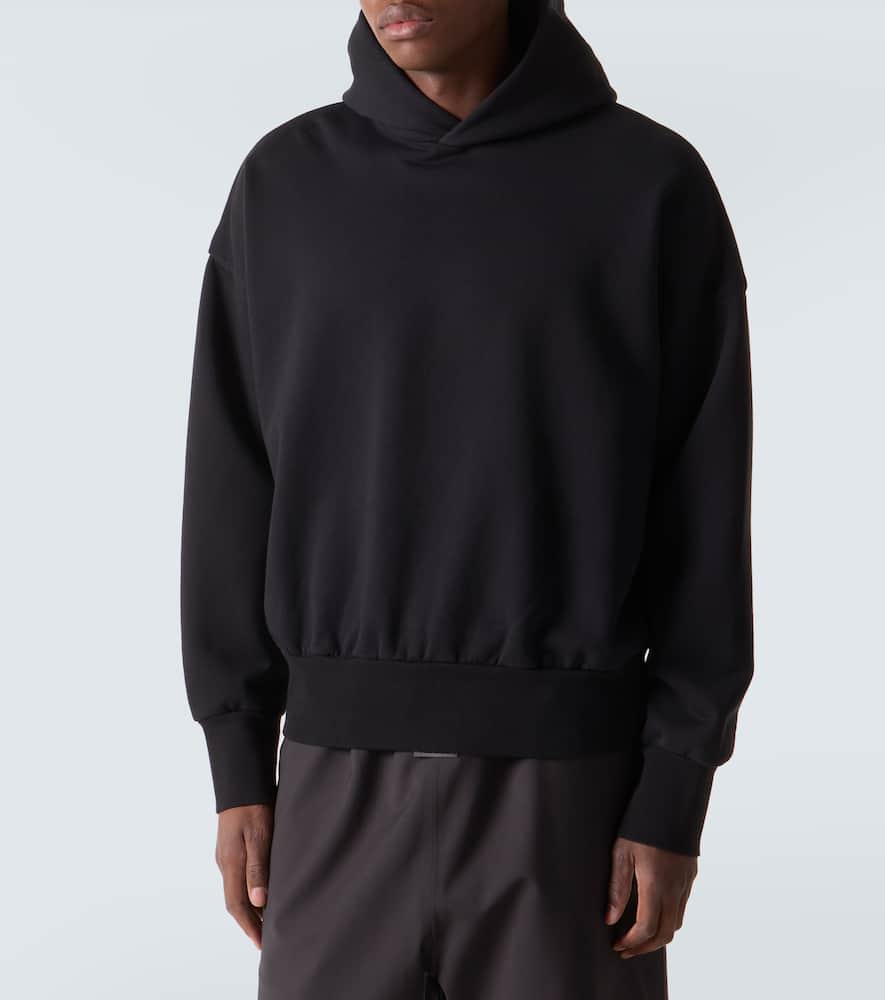 Cotton jersey hoodie