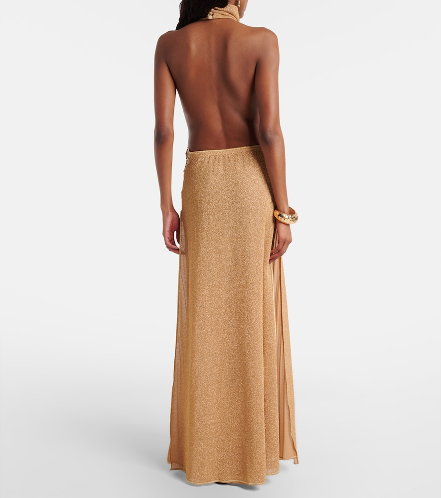 Oséree Lumière Ring turtleneck dress