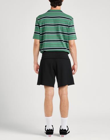 Man Shorts & Bermuda Shorts Black Size L Cotton, Elastane