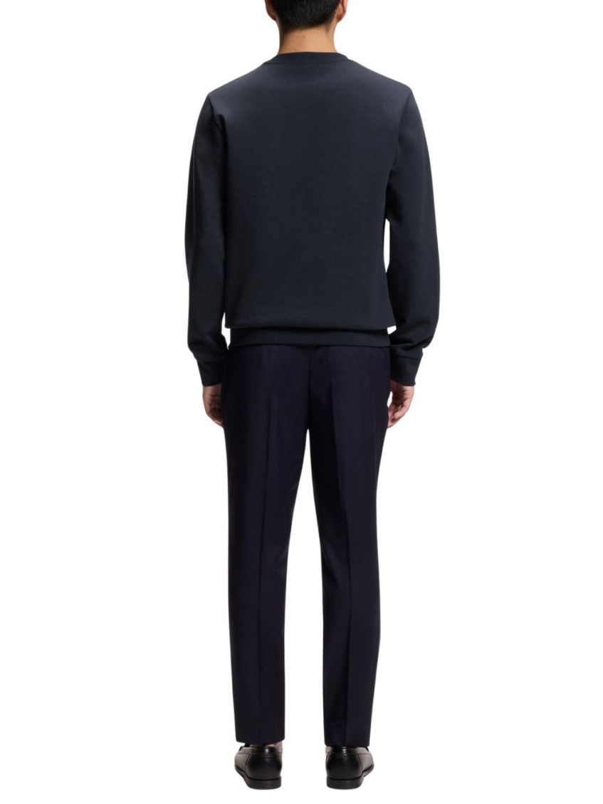 Navy Blue Cotton Sweatshirt