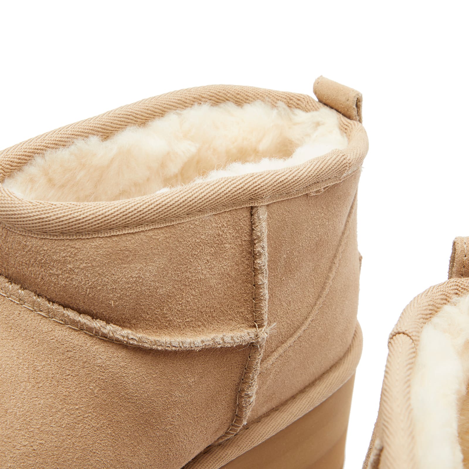 Women's Classic Ultra Mini Platform Boot in Sand, Size UK 6 