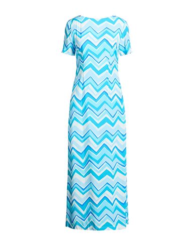 Woman Maxi dress Azure Size XS Viscose